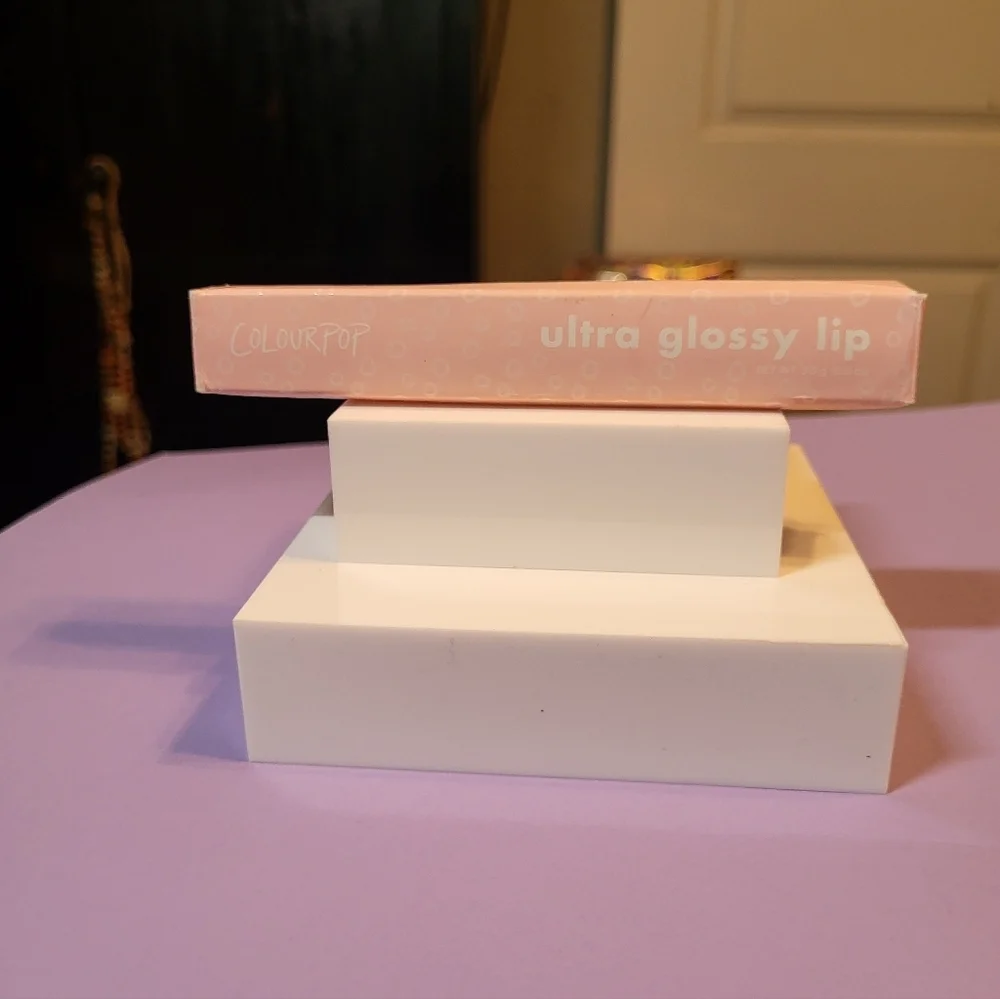 Colourpop Ultra Glossy Lip: Champagne Miami (Pink Rose Gold - DX), .11oz, NIB